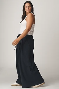 Maeve Wide-Leg Menswear Pants
