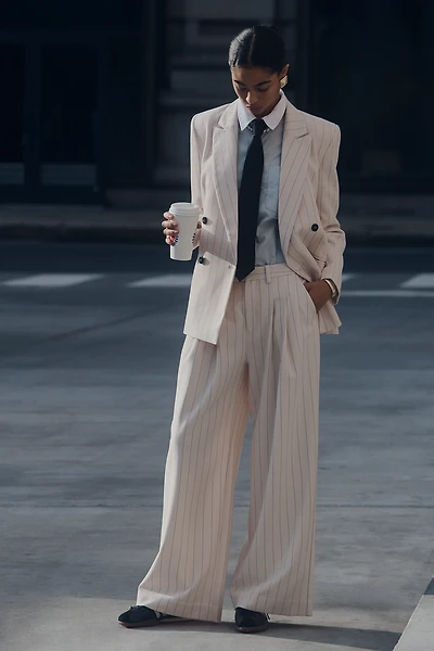 The Avery Elastic-Back Trousers by Maeve