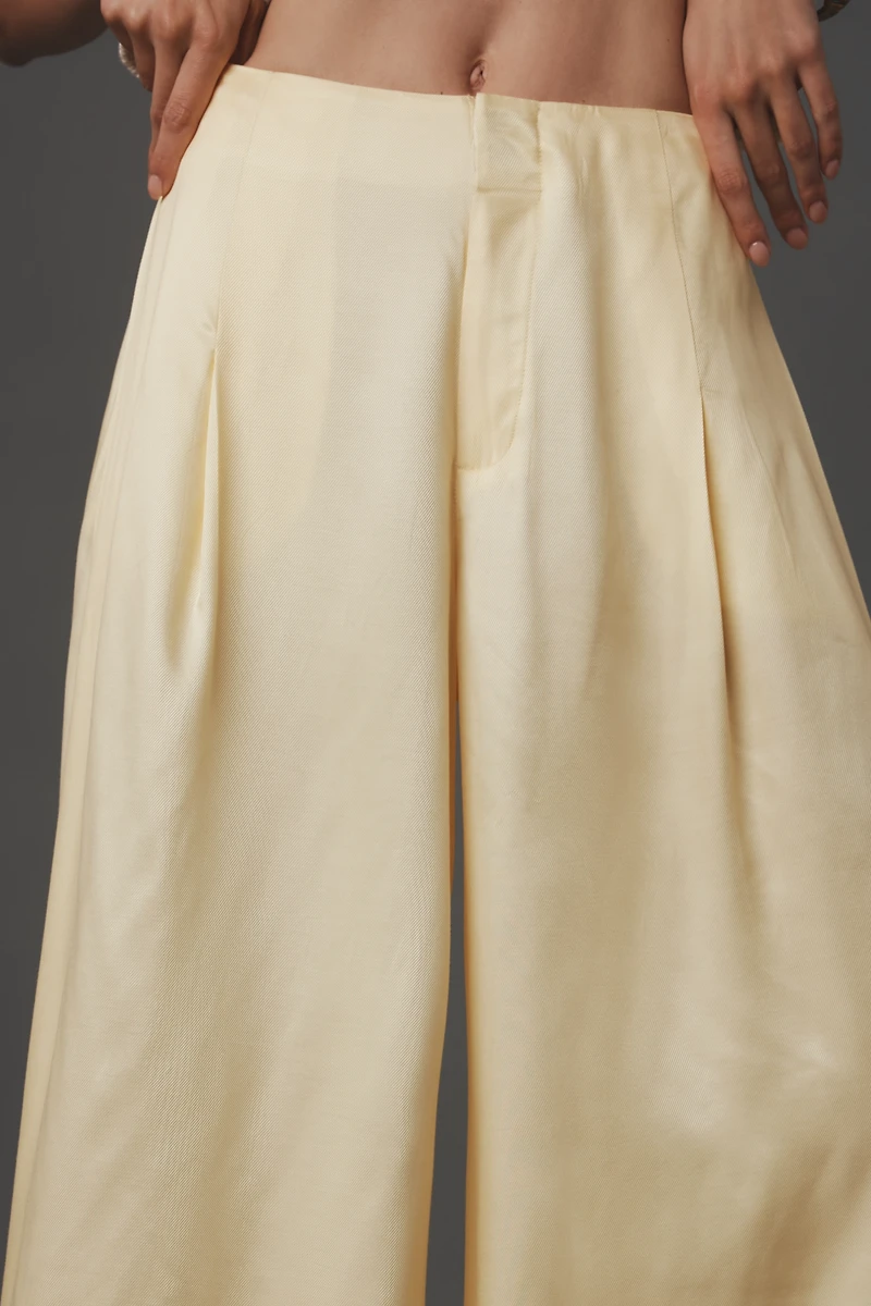 Maeve Silky A-Line Palazzo Pants