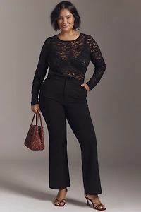Maeve Easy Slim Bootcut Pants