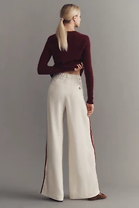 The Avery Pleated Track Trousers by Maeve