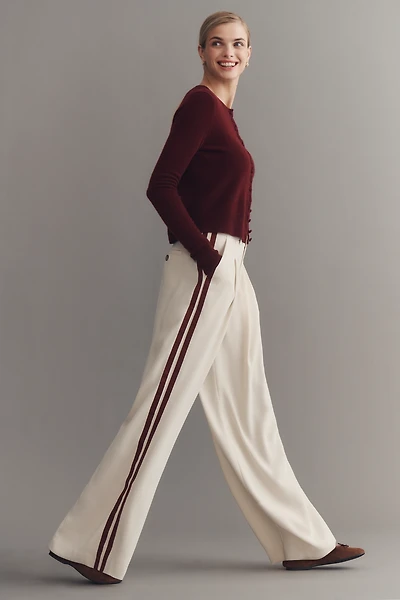 The Avery Pleated Track Trousers by Maeve