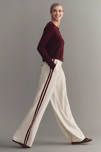 The Avery Pleated Track Trousers by Maeve