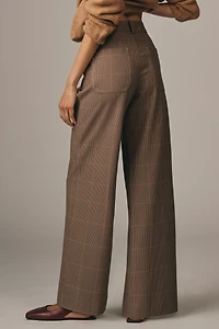 Maeve Plaid Full-Length Trouser Pants