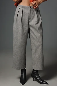 Maeve Brushed Cropped Trousers