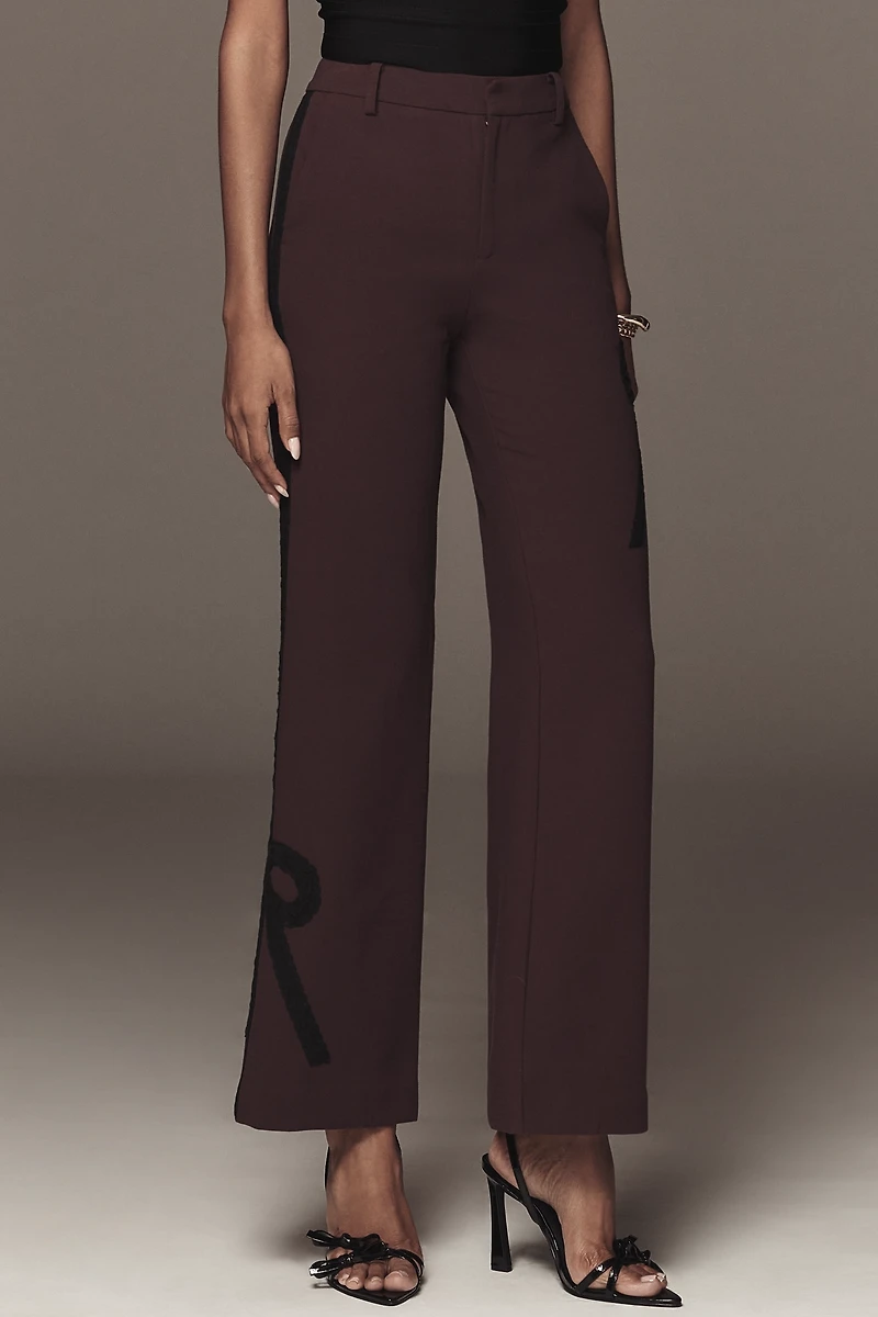 Maeve Ribbon Slim Flare Trouser