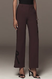 Maeve Ribbon Slim Flare Trouser