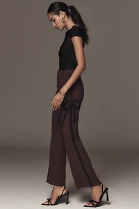 Maeve Ribbon Slim Flare Trouser