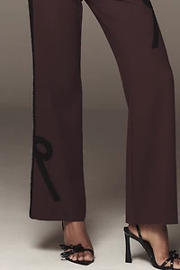 Maeve Ribbon Slim Flare Trouser