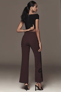 Maeve Ribbon Slim Flare Trouser