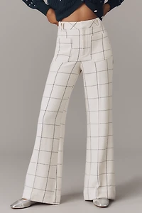 Maeve Knit Jude Plaid Trousers