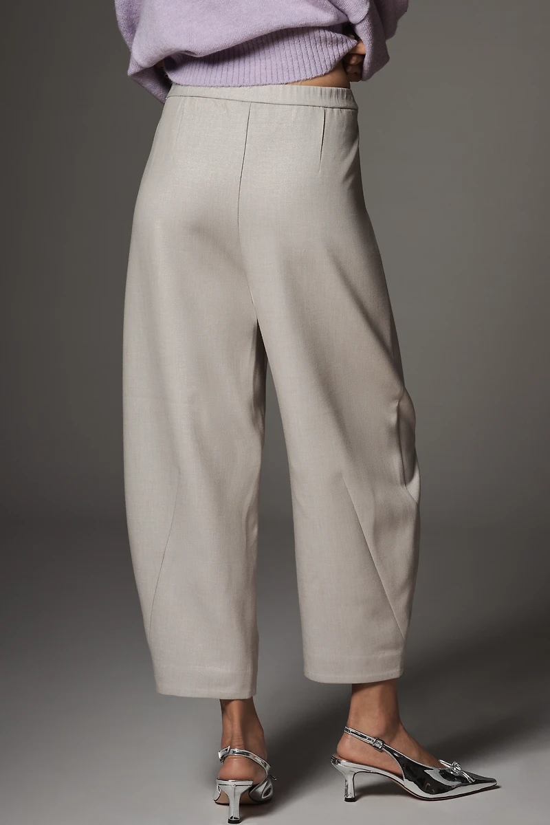 Maeve Sparkle Crop Barrel Pant