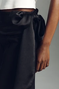 By Anthropologie Tuxe Belted Bow Slim Pants