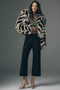 The Colette Ponte Crop Wide-Leg Pants by Maeve