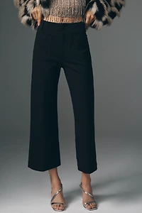 The Colette Ponte Crop Wide-Leg Pants by Maeve
