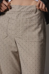 Maeve Jude Sparkle Pinstripe Trousers