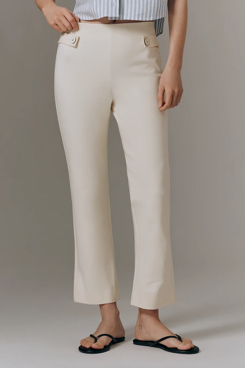The Poppy Kick-Flare Pull-On Pants by Maeve