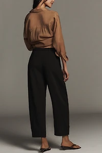 Maeve Crop Curved Trousers