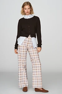 Maeve Colette High-Rise Wide-Leg Full-Length Pants
