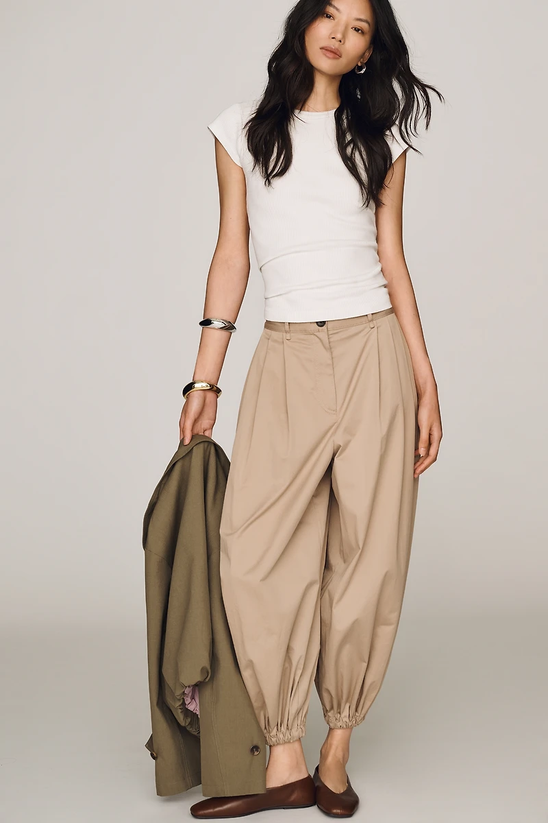 Derek Lam 10 Crosby Kendall Pleated Balloon Pants