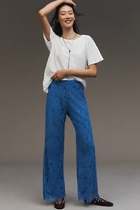 Especia Cornflower Lace Pants