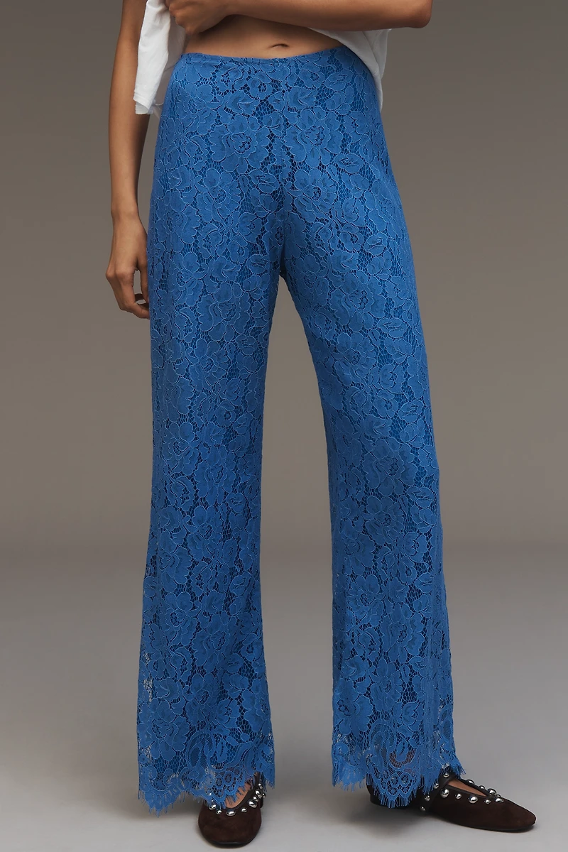 Especia Cornflower Lace Pants