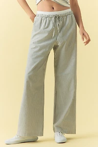 Maeve Elastic-Trim Beach Pants