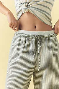 Maeve Elastic-Trim Beach Pants