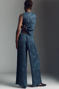 Maeve Textured Knit Pull-On Pants