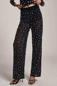 BLITHE Mesh Pearl Pants
