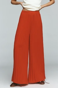 BLITHE Pleated Wide-Leg Pants
