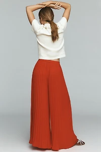 BLITHE Pleated Wide-Leg Pants
