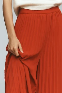BLITHE Pleated Wide-Leg Pants