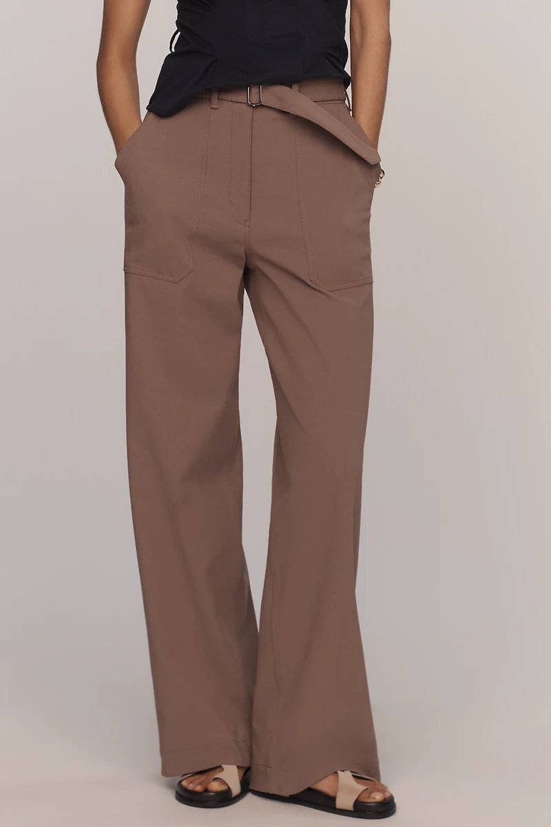 Theory Utility Wide-Leg Pants