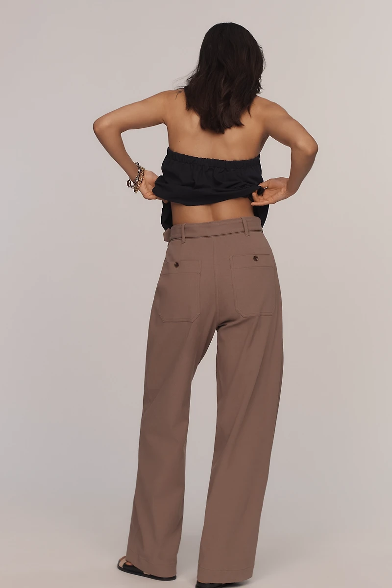 Theory Utility Wide-Leg Pants