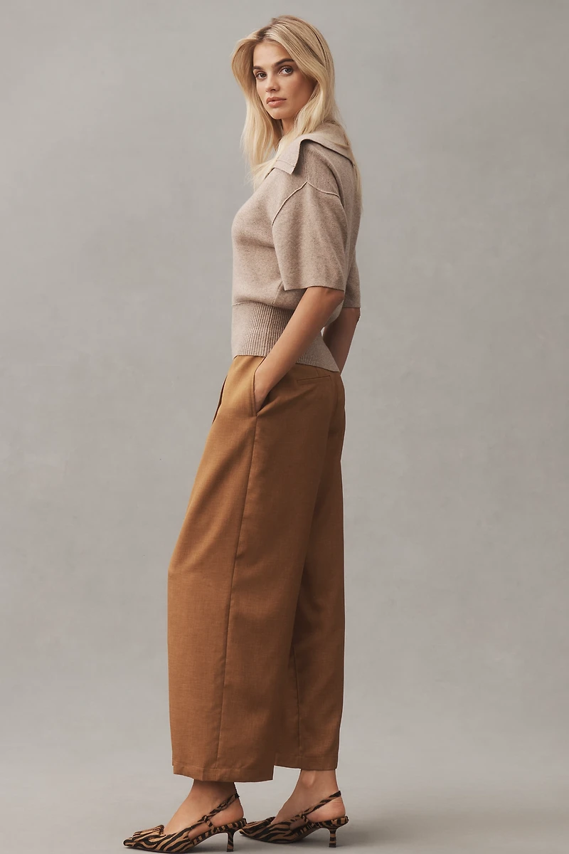 Theory Deep Pleat Pleated Pants