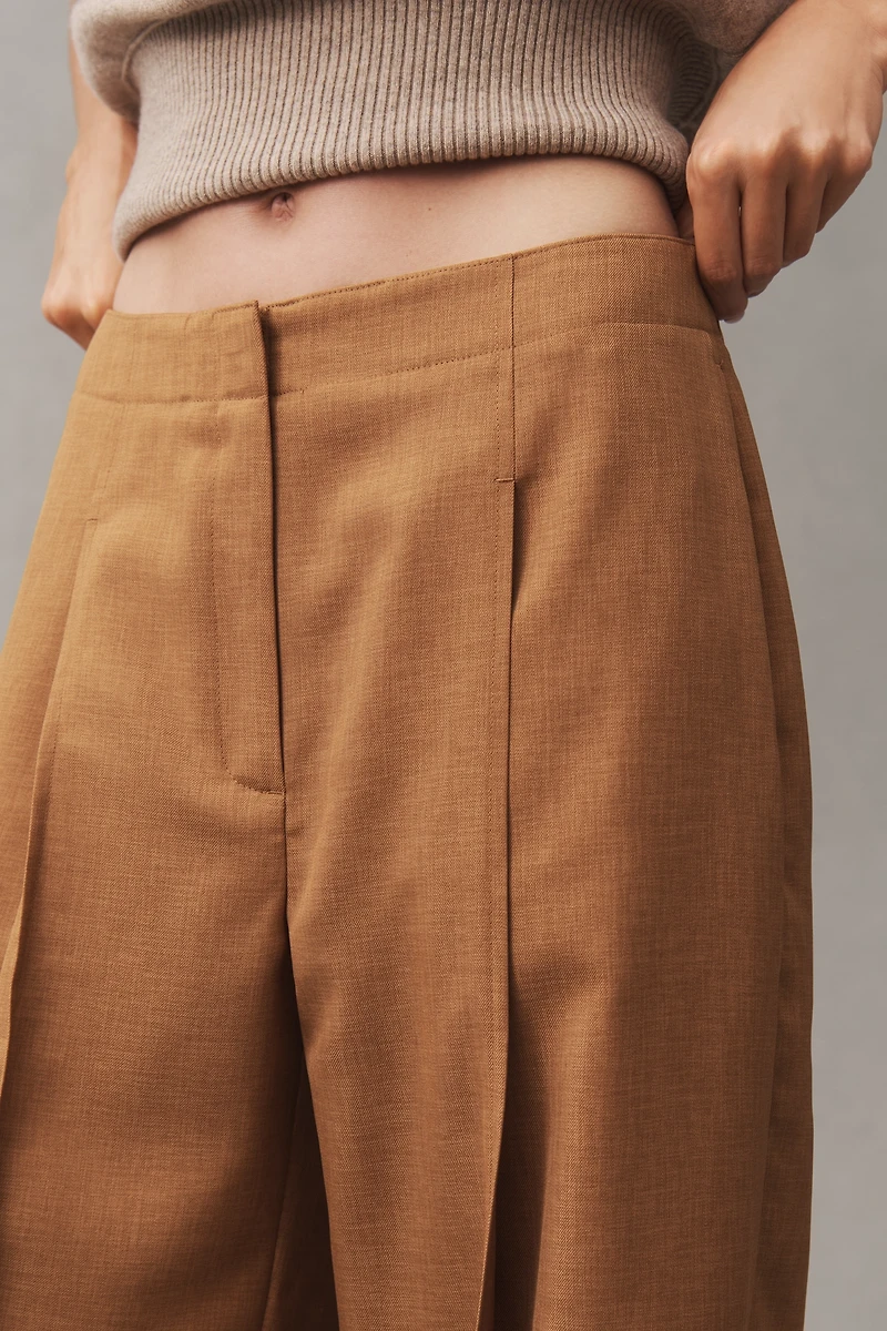 Theory Deep Pleat Pleated Pants