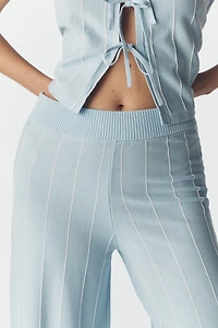 The Tiny Big Sister Striped Knit Pants