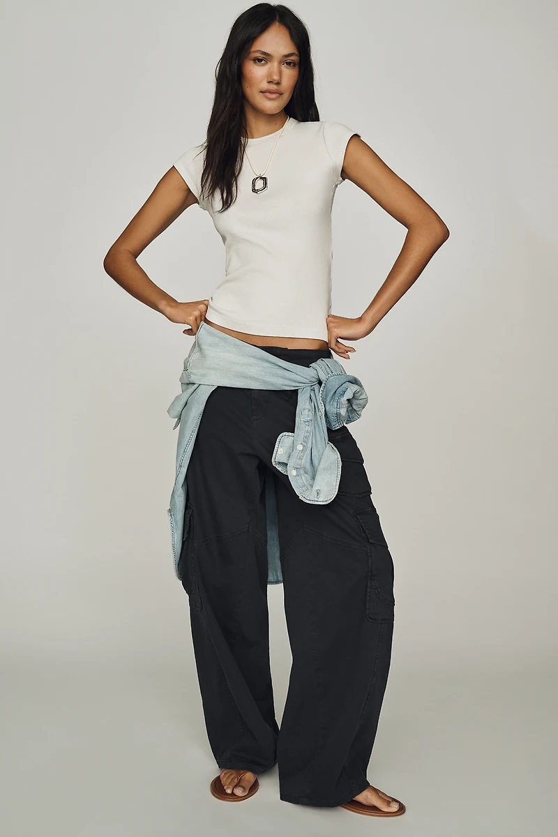 Pilcro Aero Wide Leg Cargo Pants
