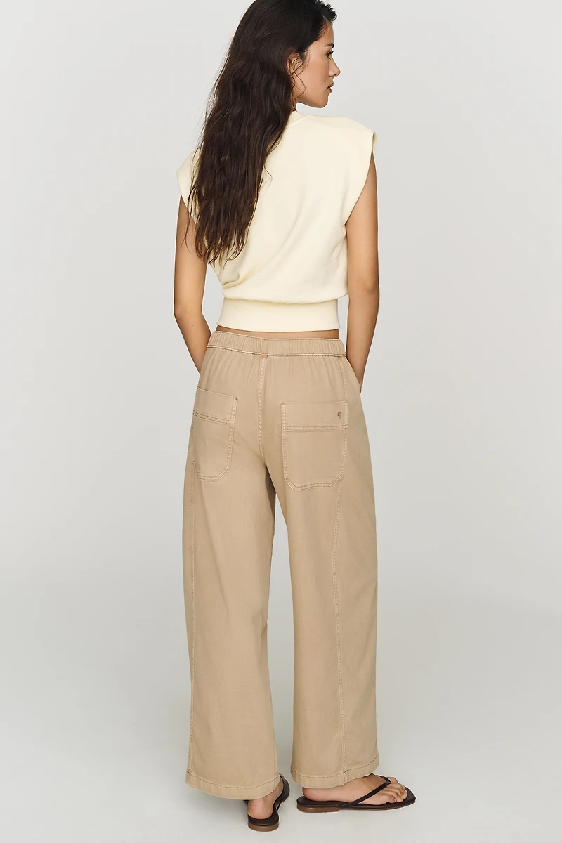 Pilcro Izzie Relaxed Full-Length Barrel Pants