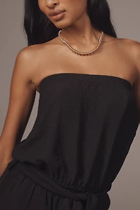 Bishop + Young Free Spirit Strapless Crop Jumpsuit