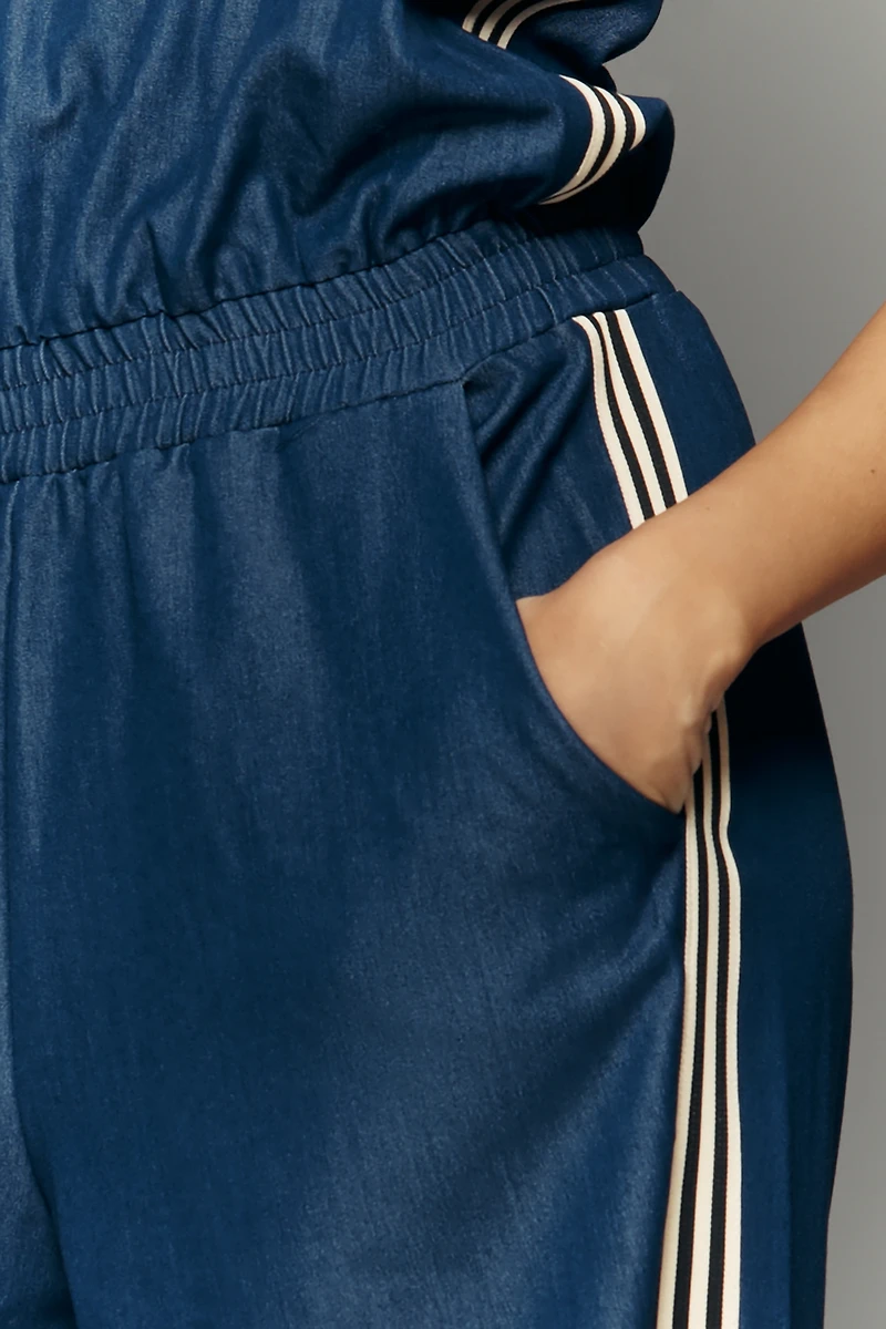 Bishop + Young Strapless Track Romper