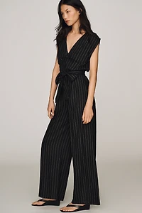 Bishop + Young Pinstripe Jumpsuit
