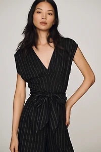 Bishop + Young Pinstripe Jumpsuit
