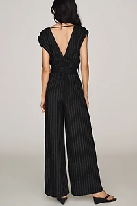 Bishop + Young Pinstripe Jumpsuit