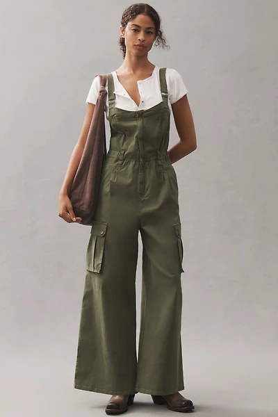 Pilcro Rosie Utility Wide-Leg Jumpsuit