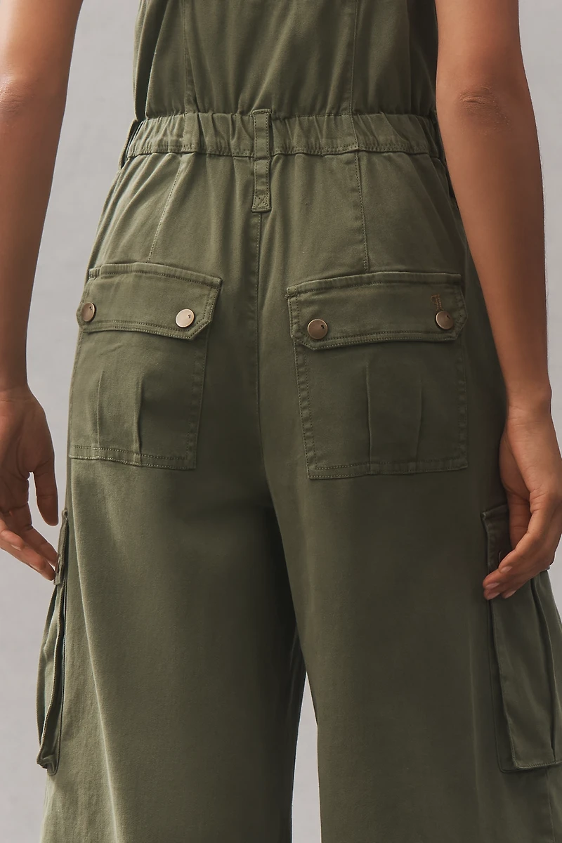 Pilcro Rosie Utility Wide-Leg Jumpsuit