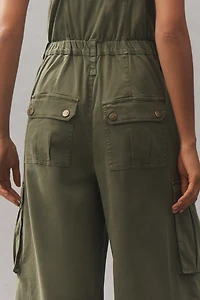 Pilcro Rosie Utility Wide-Leg Jumpsuit