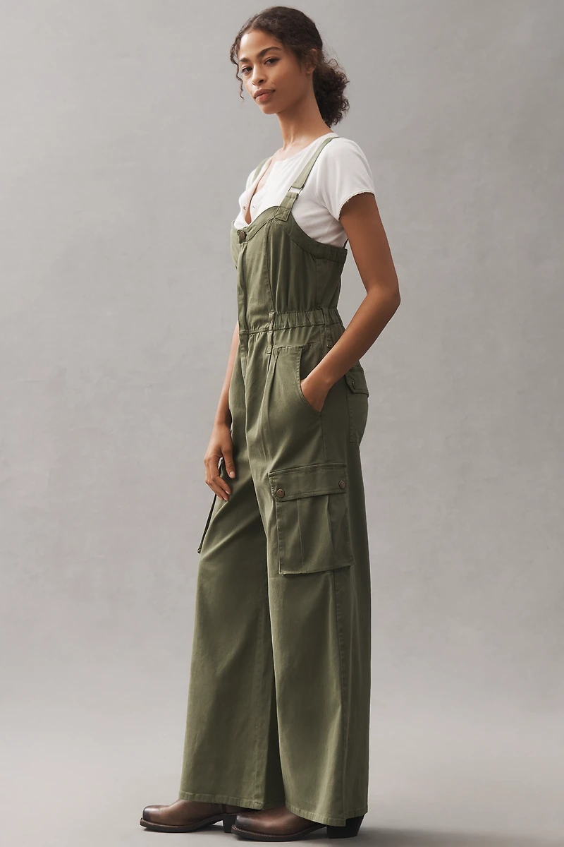 Pilcro Rosie Utility Wide-Leg Jumpsuit
