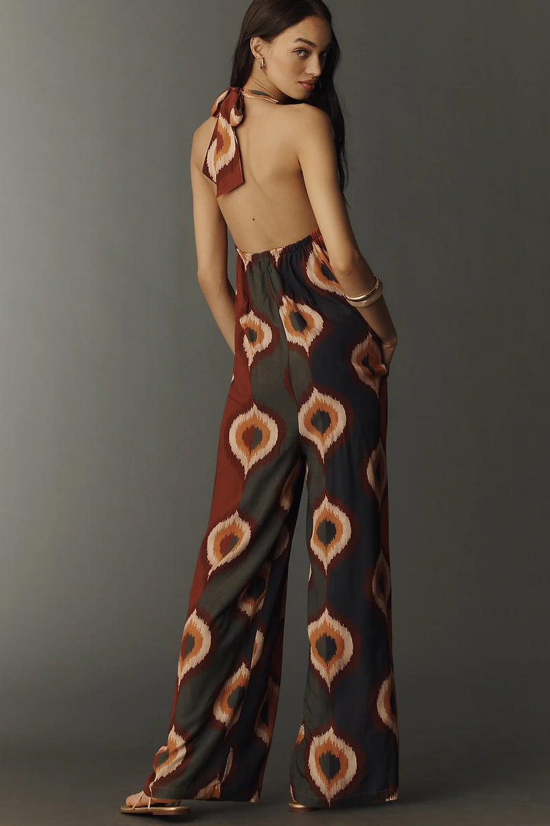 Cacay Halter-Neck Jumpsuit